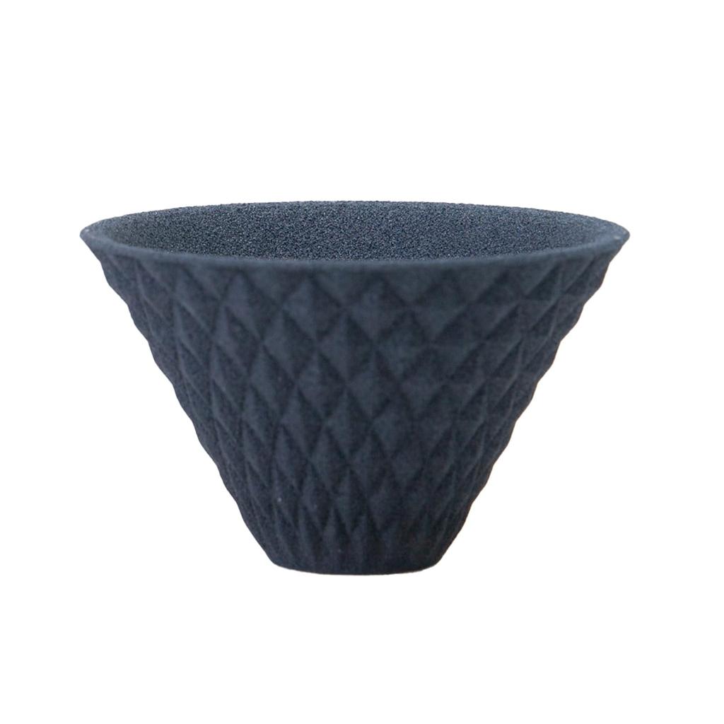 Hasami Ware Ceramic Coffee Filter, Ekubo One Drip, Single Cup, Black, Ek-00007, No Paper Filter Required, Easy To Clean