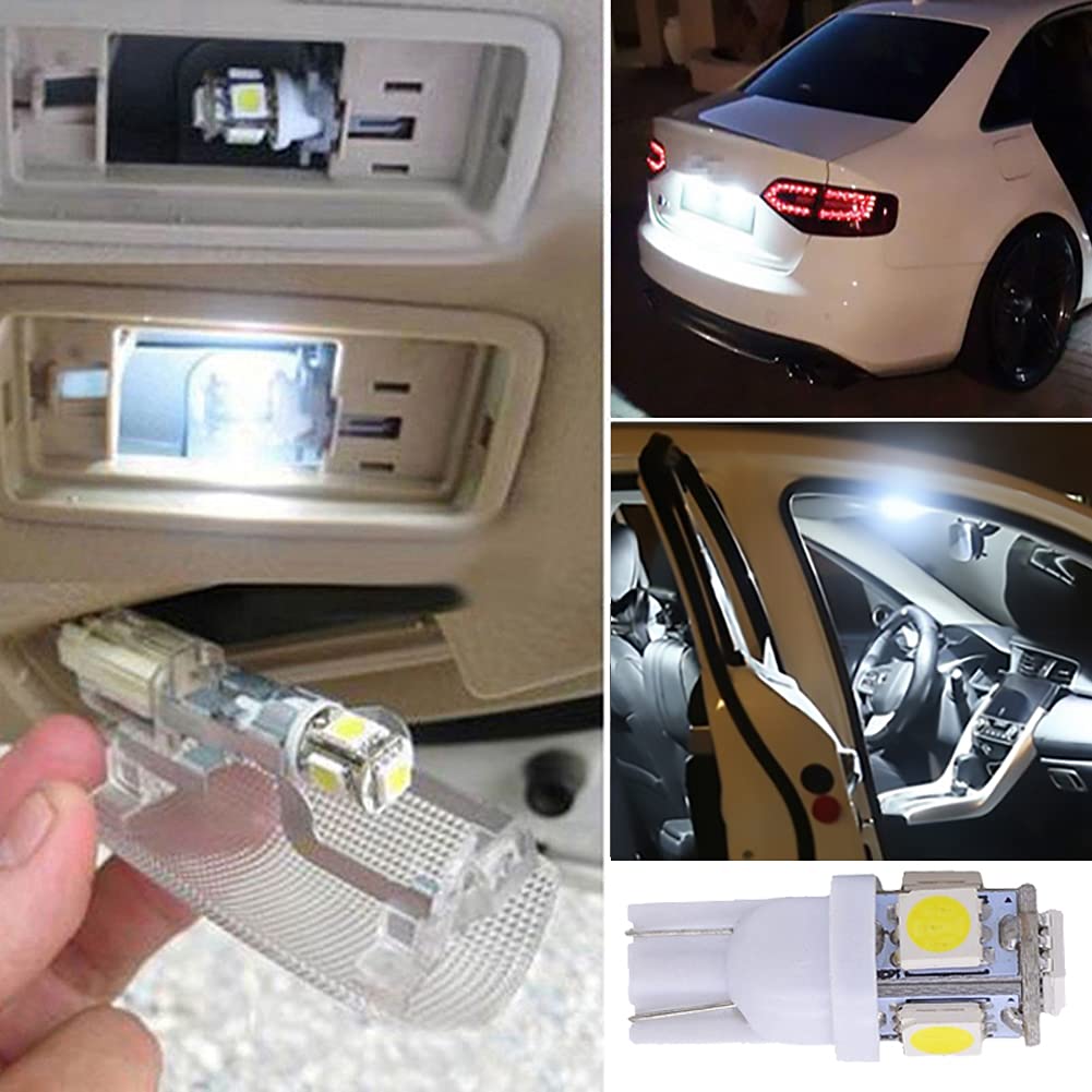 NAKOBO T10 LED White Explosive Position Lamp, LED License Plate Light, Room Lamp, Wedge