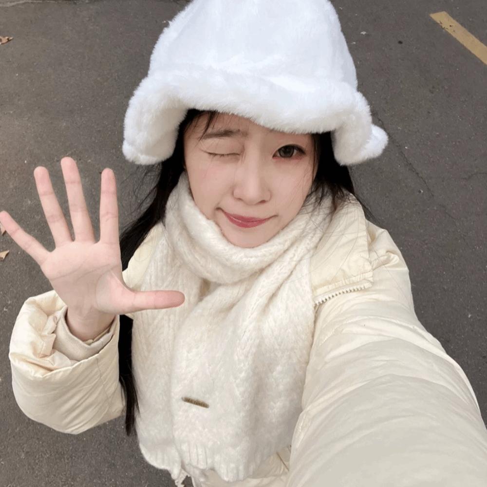 Thick Winter Scarf Soft Muffler Imitation Cashmere Scarf Fashion Design Knit Scarf  Autumn Winter