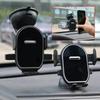 Držák telefonu do auta s přísavkou s 360stupňovou rotací, držák na palubní desku/přístrojovou desku pro mobilní navigaci, neblokuje větrací otvor, stojan