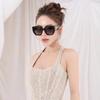 New Large Frame Square Sunglasses - European & American High-end Women's Fashion Acetate Glasses