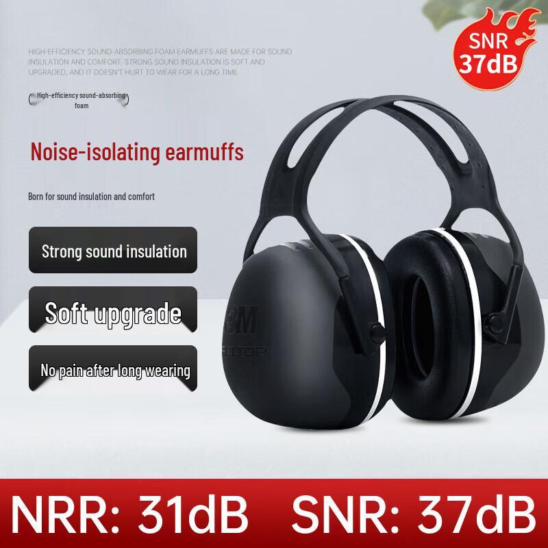 3M X5A Industrial Noise Reduction Earmuffs