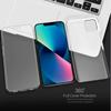 360 Dvojitý plně ochranný kryt na telefon Pro iPhone 13 12 11 Pro X XR XS Max 8 7 6S 6 Plus Průhledný měkký silikonový tvrdý PC kryt