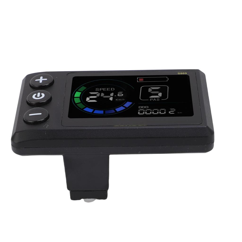 S869 Elektrisk Sparkesykkel LCD-skjermpanel med Sprutsikker Kontakt Sykling LCD Kontrollpanel