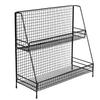 Multifunctional Iron Storage Rack Double-layer Spice Rack Sundries Storage Organizer For Kitchen Bathroom Office