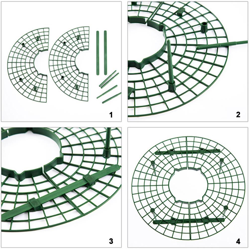 Erdbeer-Pflanzschalenhalter Gartenarbeit Topffrucht Zuhause Grünpflanze Veredelung Fäulnishemmend Blatt Fruchthalter Stützhalterung
