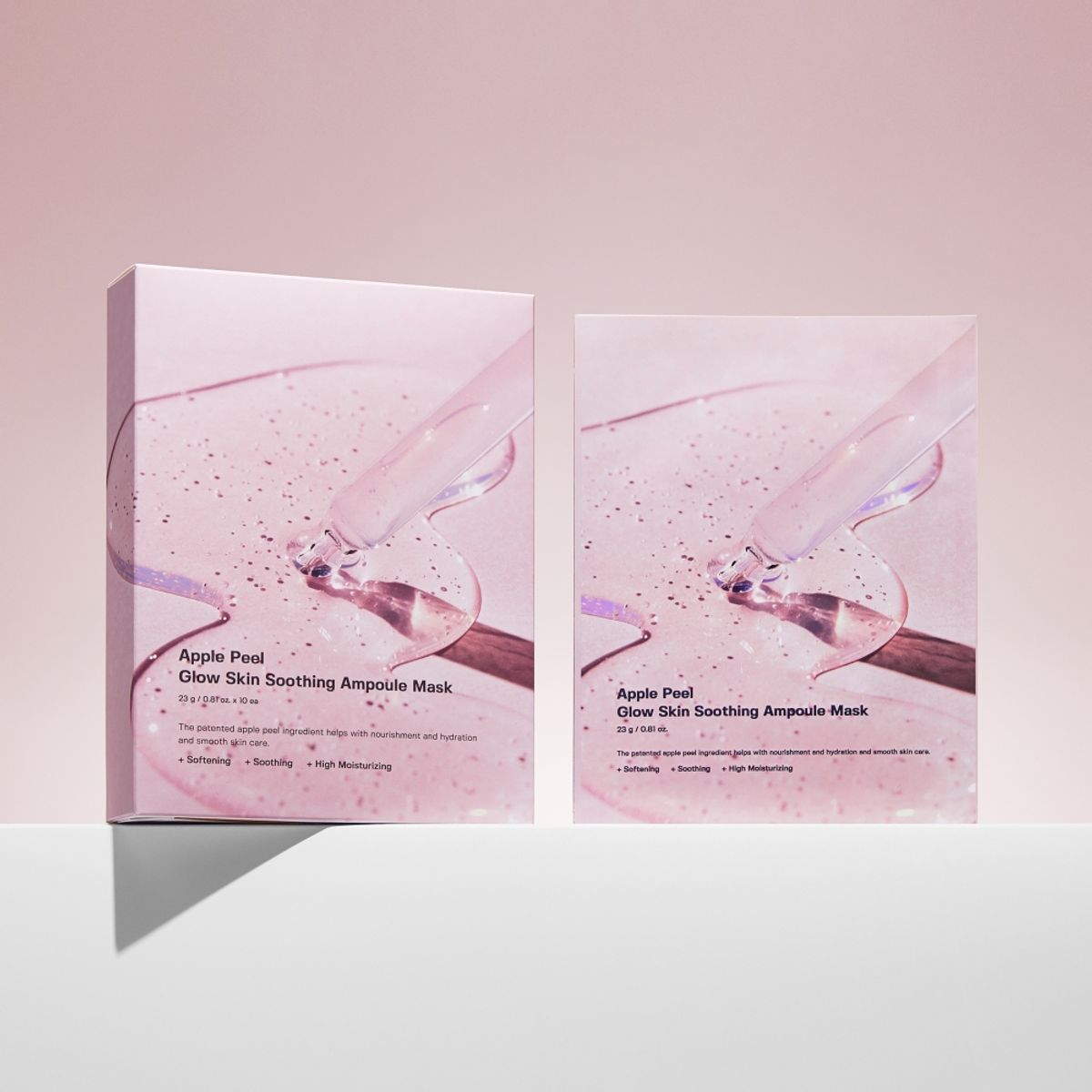 Apple Peel Smooth Texture Soothing Ampoule Mask 10 Sheets (1 Box)