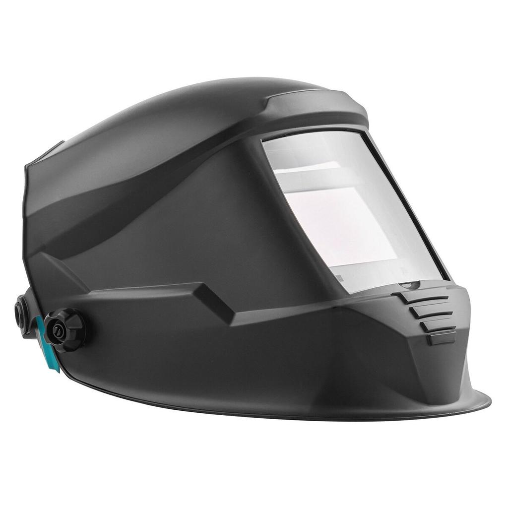 Welding Helmet Auto Darkening, 100 x 59.4 mm True Color Welding Hood, Solar-Powered Welder Mask with 4 Arc Sensors, Wide Shade 4/5-9/9-13 for TIG MIG