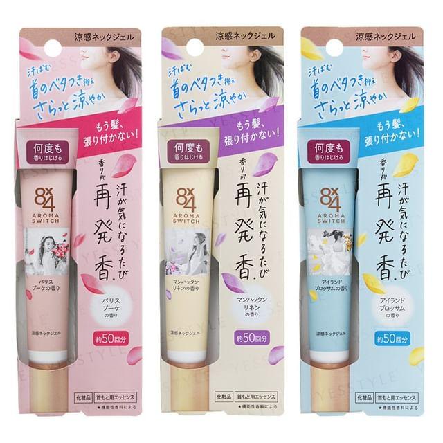 Kao - 8 x 4 Aroma Switch Cool Neck Gel Manhattan Linen - 20g