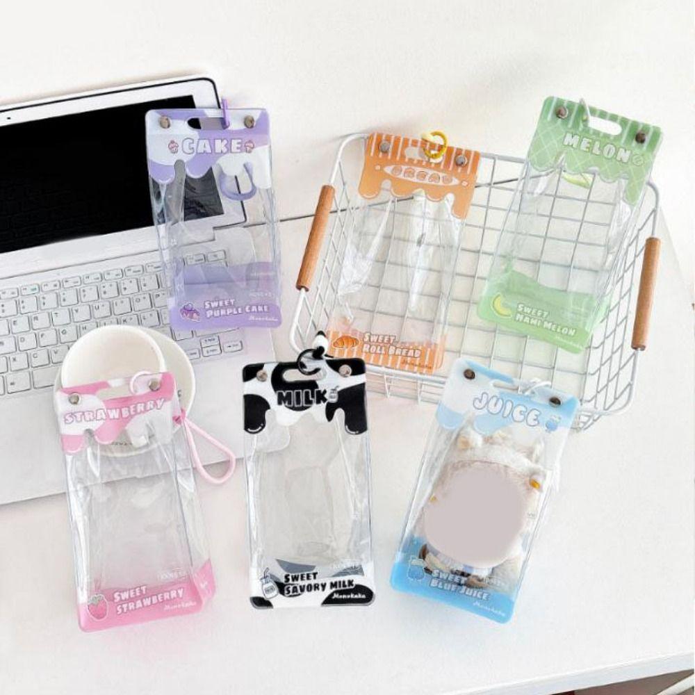 Transparent MIni Plush Dolls Storage Pouch Dustproof Dolls Outward Bag  Gift Packaging