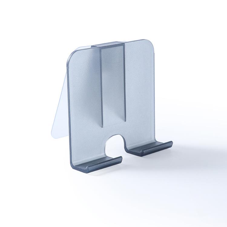 New User Discount: Foldable, Wall-Mounted Seamless Phone Holder прозрачный черный