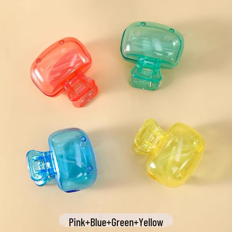 

Портативный пыленепроницаемый зажим для хранения зубных щеток и защитный колпачок Random Color [Set of 1]