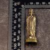 Estatua Retro de Latón de la Virgen María, Figura Europea y Americana Talla de Cobre Estatua Religiosa Artesanía