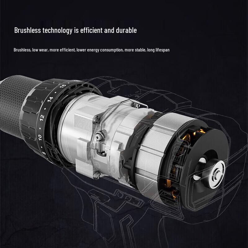 DCA 20V Cordless Brushless Drill Screwdriver CN plug (adapter included)