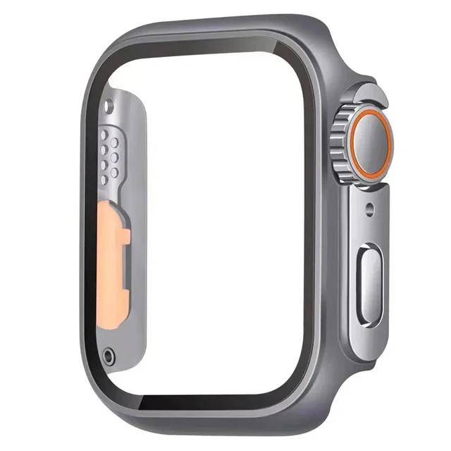 Gehärtetes Glas+Hülle Für Apple Watch 11 10 46mm 42mm Ultra 3 49mm Displayschutzhülle iWatch 9 8 7 6 5 SE 45mm 41mm 44mm Schale