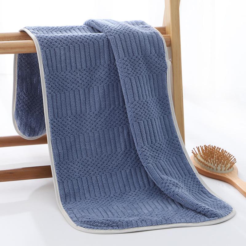 Auspicious Grid Thickened Absorbent Towel