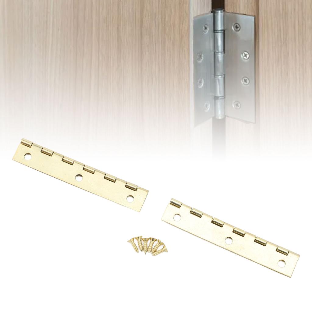 20 Set Back Flip Hinge Iron Retro Folding Butt Hinge for Cabinet Furniture 75x25mm Yellow