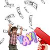 Bubulu Money Party Bill Cash Entertainment for and Includes Playing Electric Money Fun and Performance Goods Gun, Game, Flipper, Gun, Weddings,