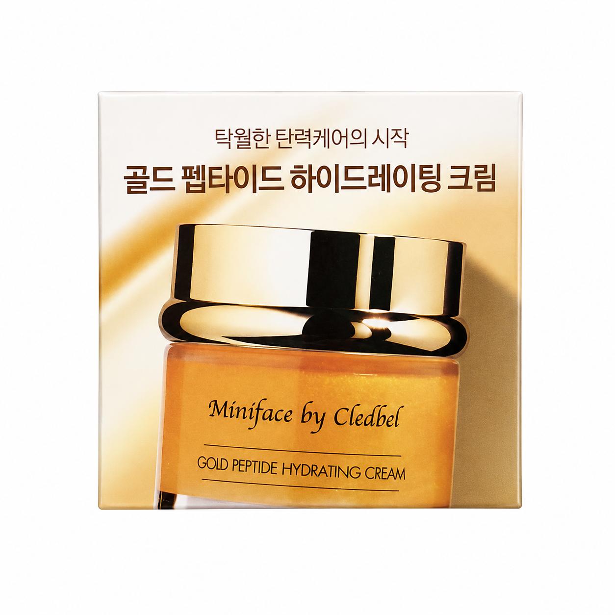 Miniface by Cledbel Gold Peptide Hydrating Cream 50ml
