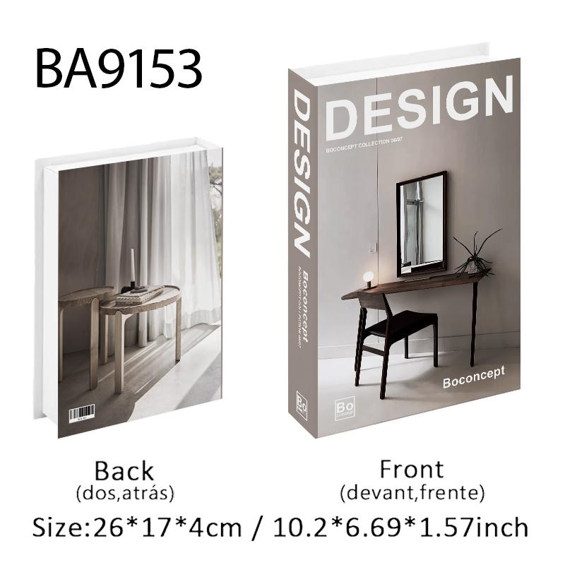 Bauhaus Decorative Books Open Luxury Fake Book Storage Box Home Decor Matisse Boho Monet Coffee Table Shelf Interior Decoration