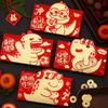 2024 New Year Packet Red Envelope Luck Money Bag Blessing Bag 4Pcs/set Money Bags  Wedding Birthday