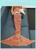 Mermaid Tail Blanket With Knit Fabric For Cozy Home Lounge Decor