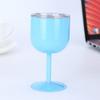 4 Oz Goblet Stainless Steel Compact Thermal Goblet with Straw And Lid Multi-purpose