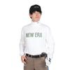 New Era GOLF Unisex Long Sleeve High Collar Warm with Straight Off XL T-Shirt Logo, White, (14326411)