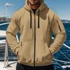 Fashion Casual Autumn and Winter Hat Sweater Zipper Long Sleeve Men's and Women's Same Style Sweatshirt Running Training Outdoor Warm Fitness Jacket