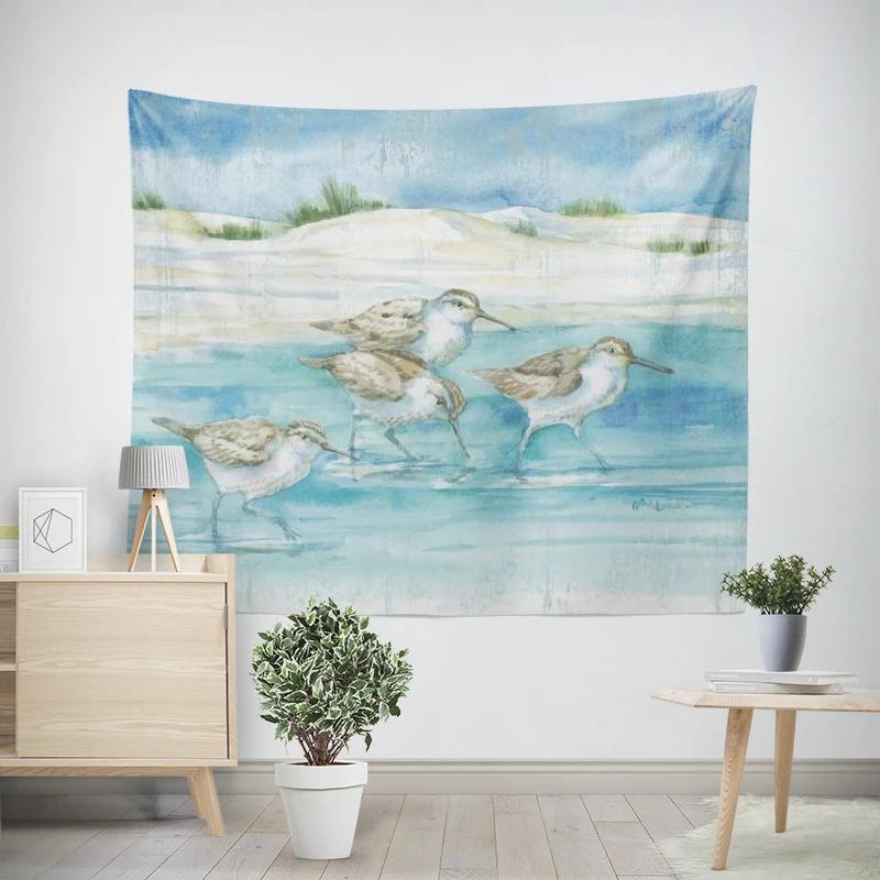 Modern Wall Decoration Aesthetics Home Hawaii Tapestry Rural Nostalgia Hanging Large Fabric Autumn Bedroom Hanging Fabric