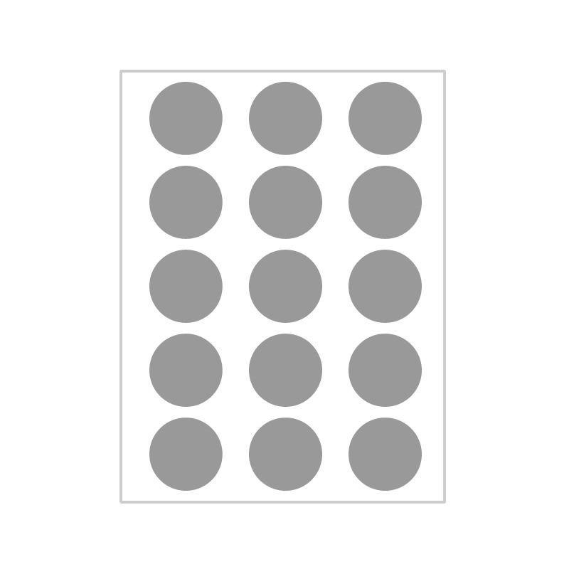 10 Colors Mixed Polka Dot Round Label Stickers: Small & Large, Red, Yellow, Blue, Green, Pink, White, Black, Orange