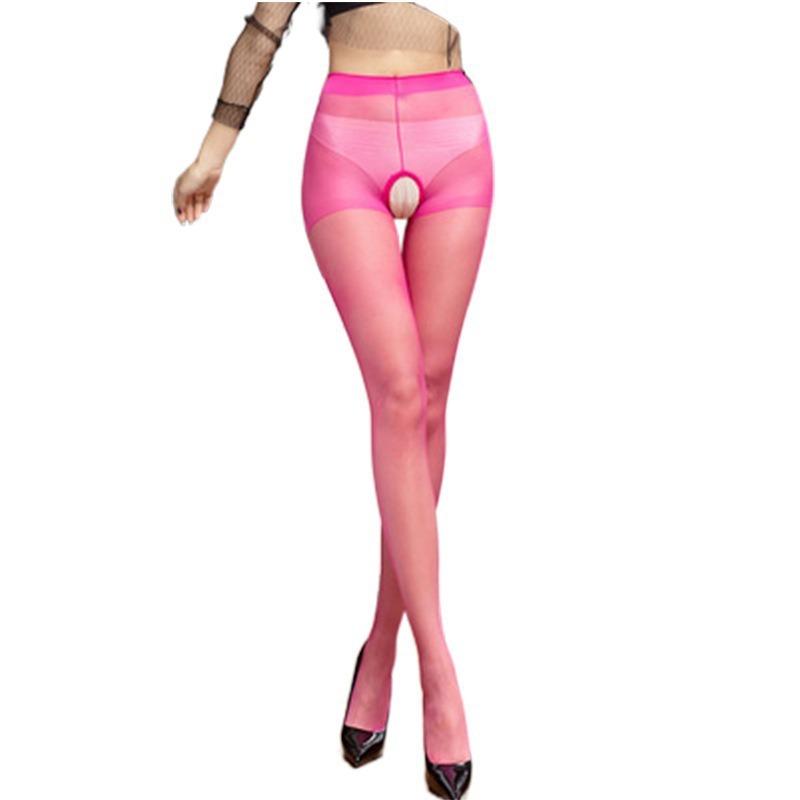 Women's Adult Sex Stockings Ultra-thin See-through Stockings Front and Rear Open Free Jumpsuits Stockings Sex Products