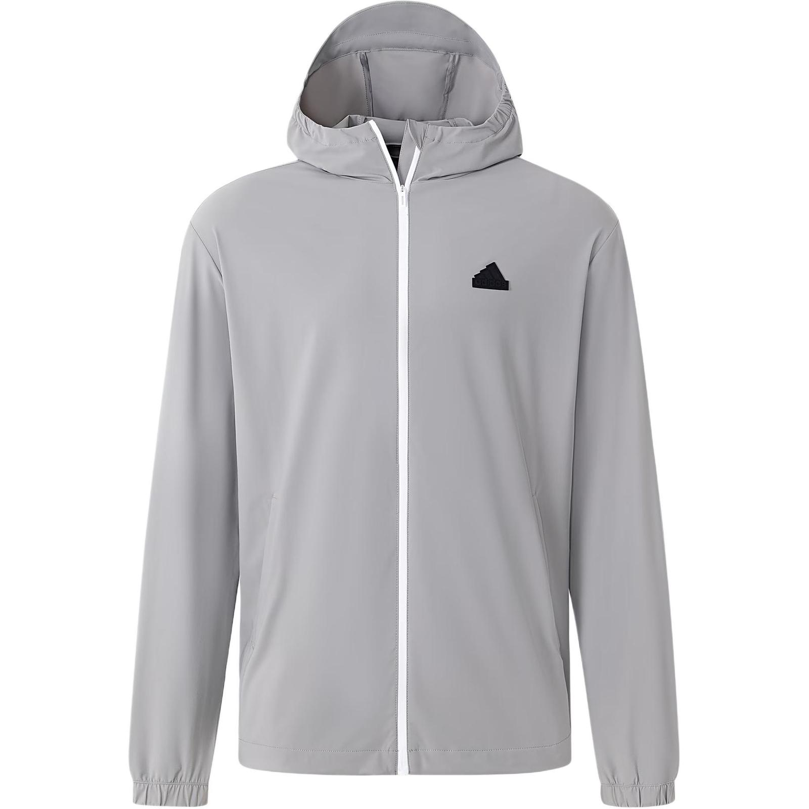 adidas Functional Sports Casual Hooded Zip Design Long Sleeve Jacket JD5735 M