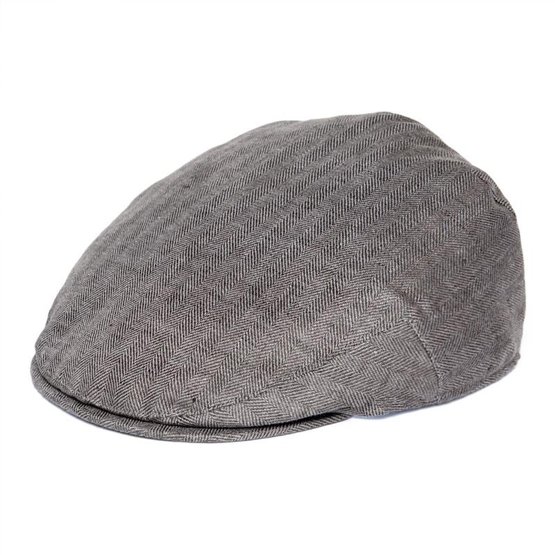 Men Cap Herringbone Linen Newsboy Caps High Quality Flat Caps Driver Ivy Hat Bakerboy Hats Cool Boina for Male