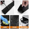 Gas Stove Surface Protection Pad Protecting Mat with Scraper and Brush Washable Oil And Dirt Resistant Kitchen Cleaning Accessor