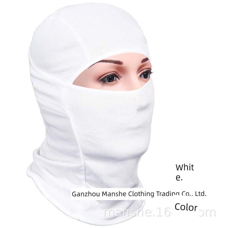 

Cycling Carat Hat Flying Tiger Head Cover Outdoor Sports Windproof Sunscreen Mask White quick-drying breathable All yards