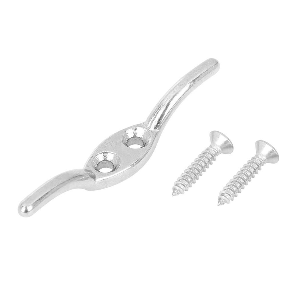 X AUTOHAUX Boat Flagpole Cleat Hook Skew 316 Stainless Steel