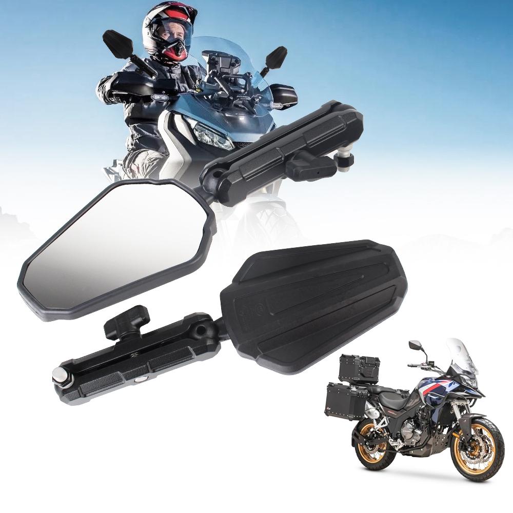 Motorcycle Accessories Folding Motorcycle Rearview Mirrors Off Road Adventure Universal Wide View Side Mirrors