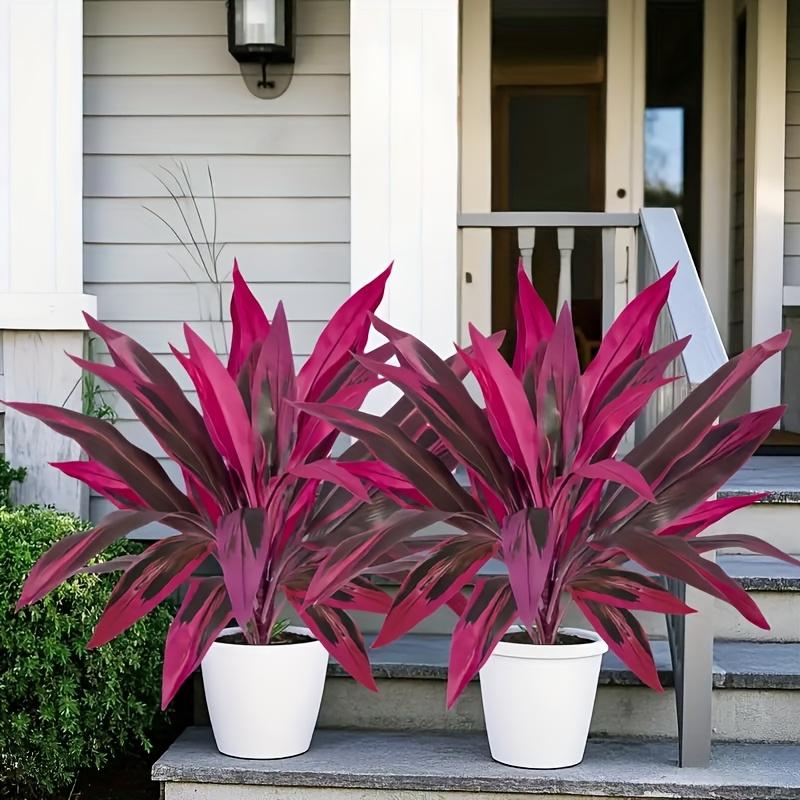 2 Large Peony Bamboo Artificial Plants, Ideal for Outdoor Decorations, Weddings, Hotels, Housewarming, Indoor/Outdoor Use - No Flowerpot