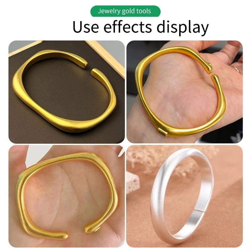 Round Shape Bracelet Adjuster Wood Deformation Mandrel for Jewelry Adjustment and Repair Jewellery Reshaping Tool