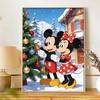 Disney Diamond Art Painting Kit 5D Diamond Christmas Tree Painting Dot Art Gemstone Crystal Paint Diamond Home Wall Decor