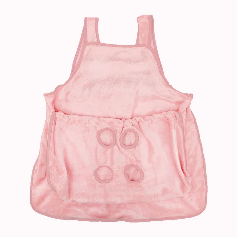 Cozy Pet Carrier Apron for Small Cats and Dogs Perfect for Outdoor Winter Travel Features Hanging Chest Bag and Cat Sleeping