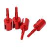 4Pcs RC Diff Cup Diff Ential Joint Cup Aluminium Upgrade Part for    02 1Celsius10 RC Vehicle