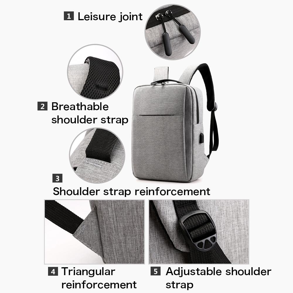 Laptop Backpack Business Backpack 14L Leisure Light Weight High Capacity Travel Backpack With USB Port Charging