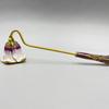 Vintage Candle Snuffer with Long Handle, Classic Brass Candle Extinguisher Tool, Elegant Fire Safety Accessory for Home Decor