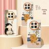 Cute Cartoon Silicone Phone Case with Lanyard for Huawei Mate Series