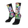 Stylish Women Men Crew Socks Brightney Cartoon Merch Comfortable Dandy's World  Breathable Stockings