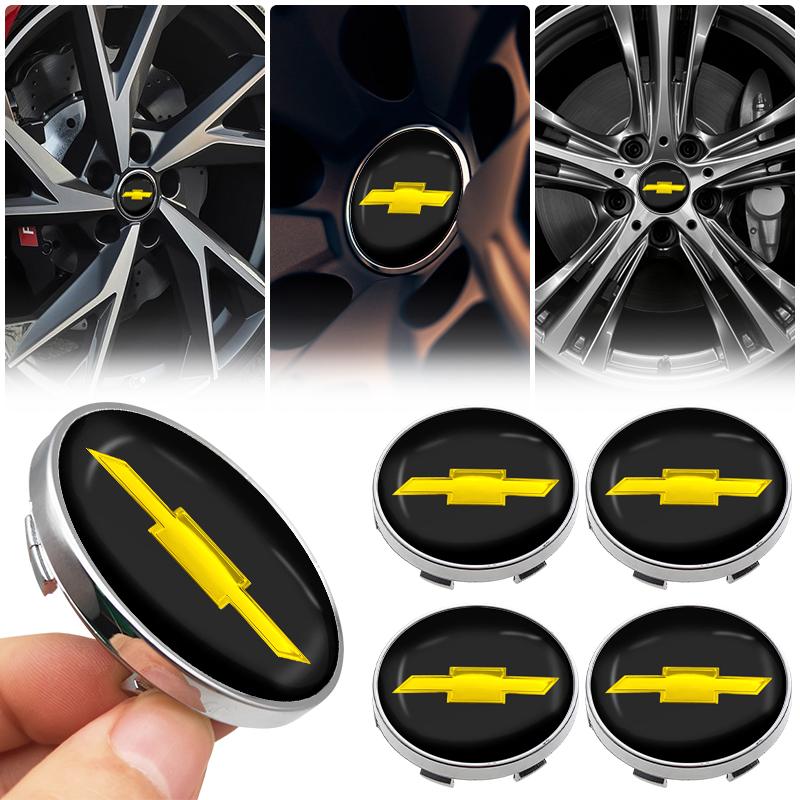 Hot 4pcs 56/60mm Car Wheel Center Cap Hub Cover Badge Car For Chevrolet Colorado