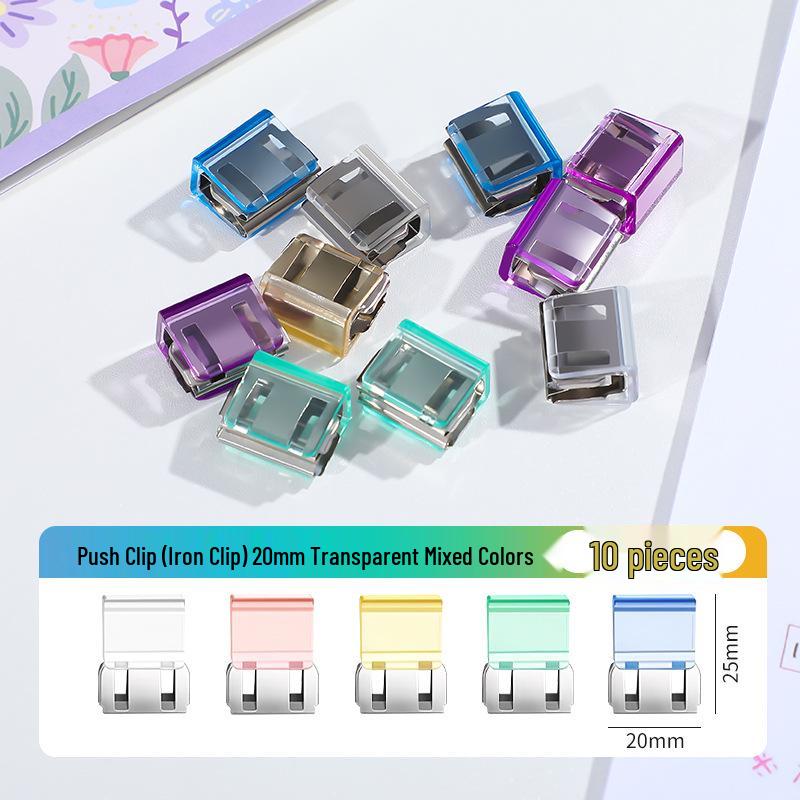 Creative Smooth Metal Book Binding Corner Clip Organizer