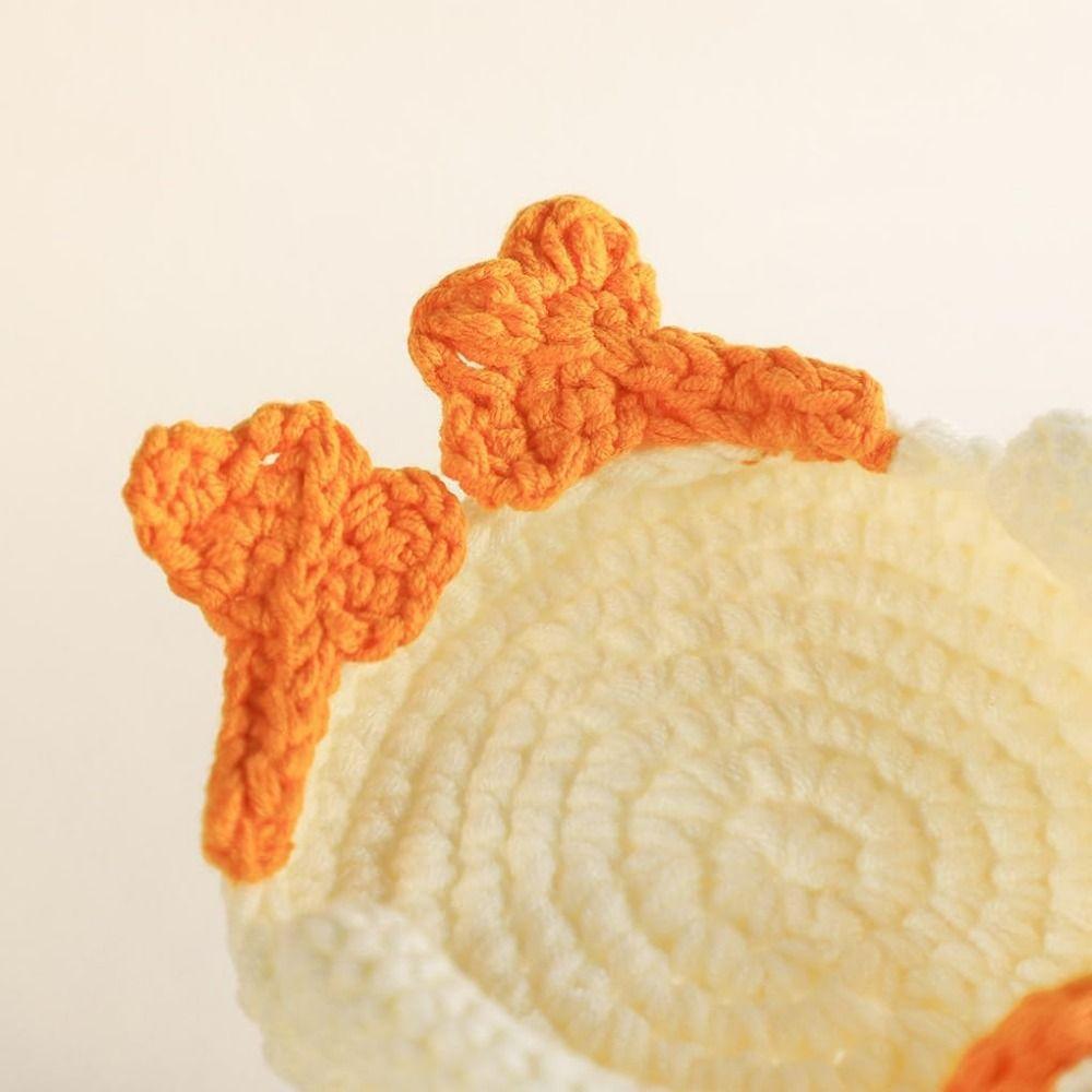 Table Protection Duck Crochet Coasters Heat-resistant Turtle Shaped Drinks Placemat  Kitchen